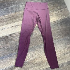 NWOT Lululemon align ombré leggings (purple, 8)